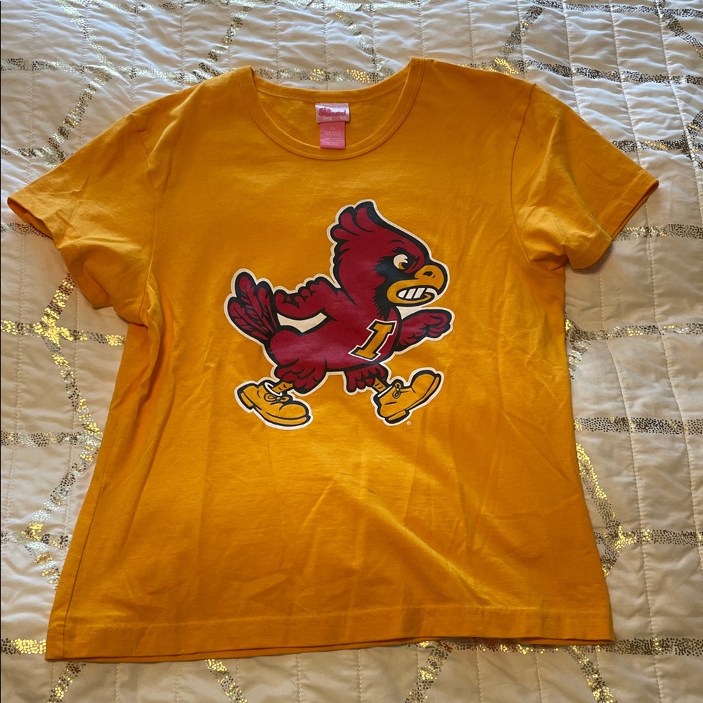 Retro ISU Kids Yellow Graphic T-Shirt
